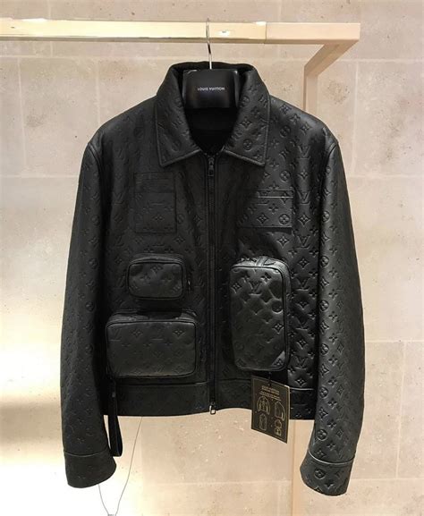 louis vuitton black jacket mens|black lv jacket.